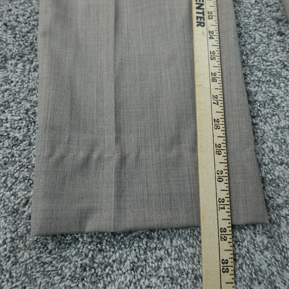 Ralph Lauren Pants Mens 38X34 Beige Wool Chino Trouser Dress‎ Slacks Flat Front